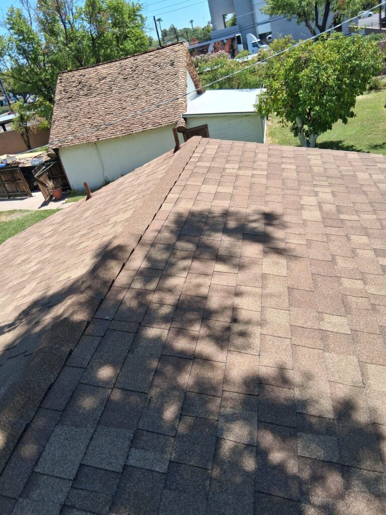 Finished shingle roof replacement