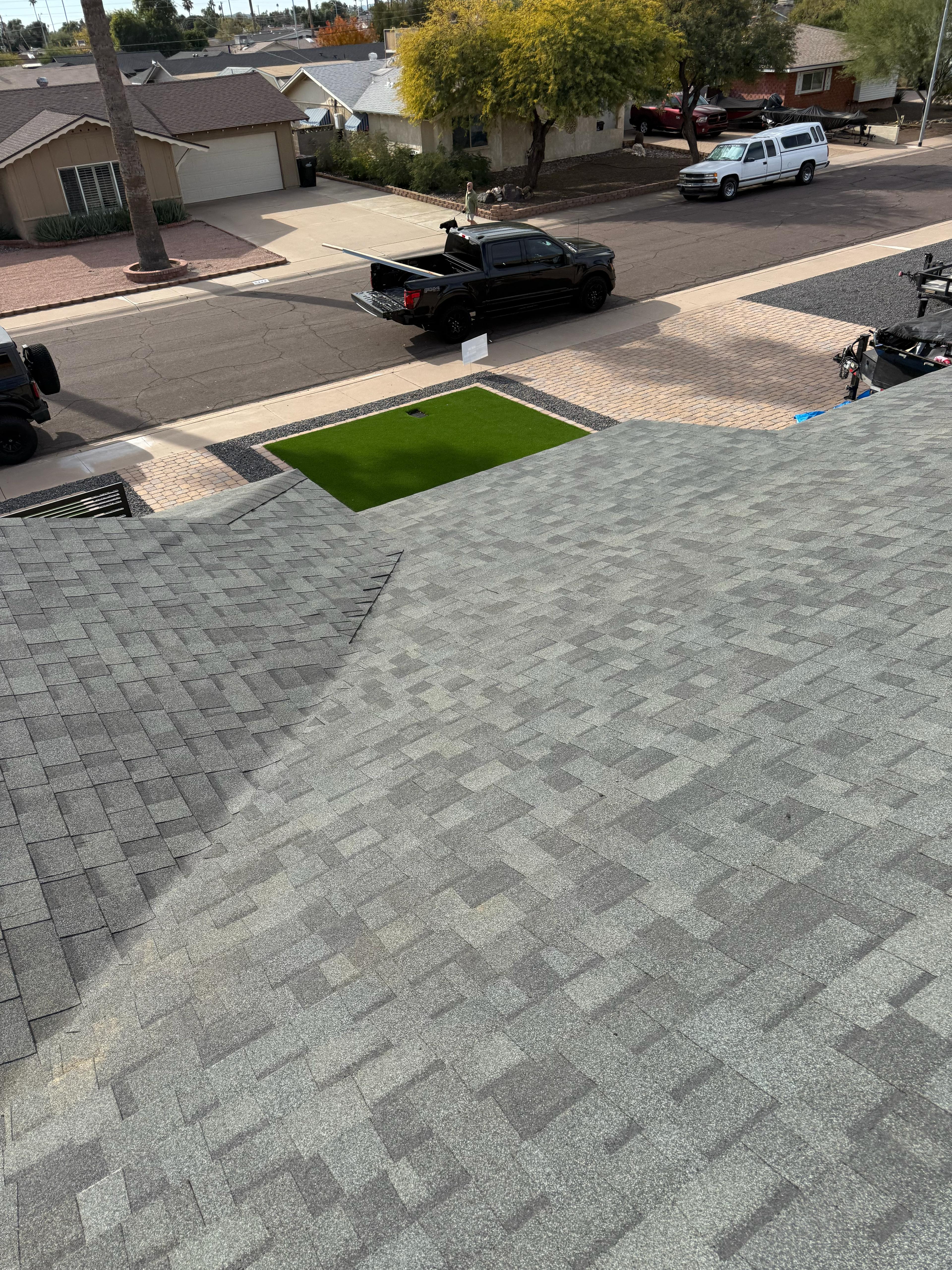Roof installation detail in Fountain Hills, AZ