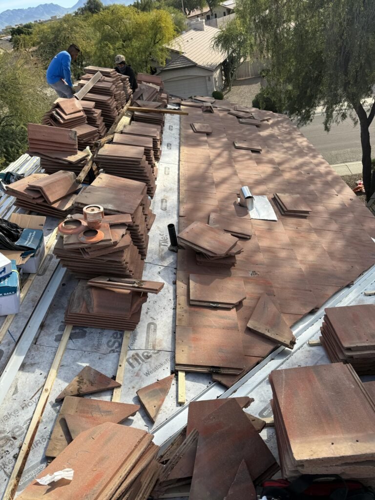 What actually happens when your roof is replaced? This step-by-step walkthrough covers every stage of the roof replacement process in Arizona — from inspection to final cleanup.