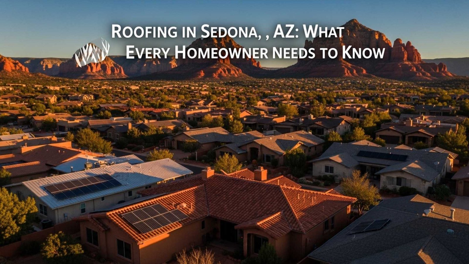 Roofing in Sedona, AZ What Every Homeowner Needs to Know