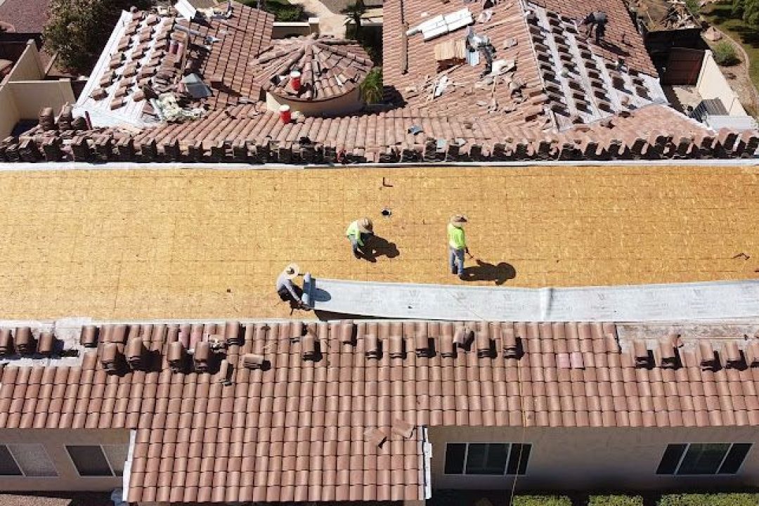 TPO Roofing For Industrial Facilities in Casa Grande, AZ project in progress