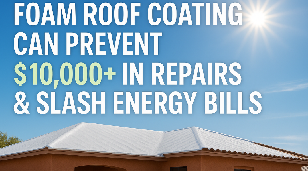 Foam Roof Coating Can Prevent 💲10,000+ in Repairs and Slash Energy Bills | Tip Top Roofing Scottsdale